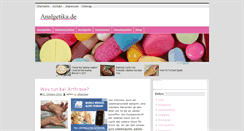 Desktop Screenshot of analgetika.de