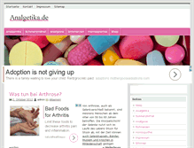 Tablet Screenshot of analgetika.de